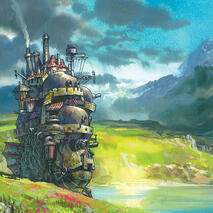 Screencap of the film Howl's Moving Castle.