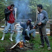 Screencap of the film La Perrera.